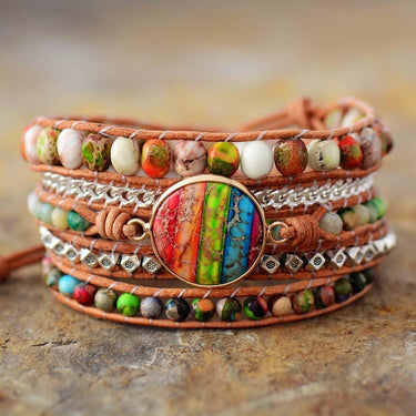 Outstanding Spiritual Jasper Wrap Bracelet-Your Soul Place